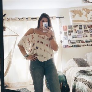 American Eagle Boho Off the Shoulder